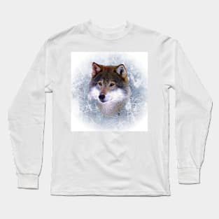 Wolf portrait Long Sleeve T-Shirt